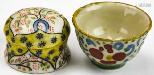 2 Antique Chinese Porcelain Miniatures