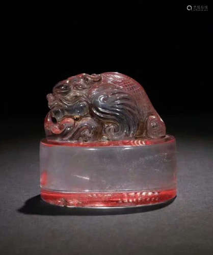 A CRYSTAL SEAL OF BEAST
