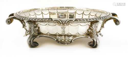 A George III silver and ivory-handled dish