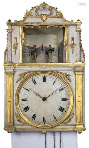 Grosse Flötenuhr mit AutomatJoseph Schlegel jung. (1765-1837), Schwarzwald, um 1800H. 80