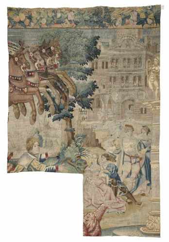 Tapisserie-AusschnittBrüssel, zweite Hälfte 16. Jahrhundert210 x 159 cmIm überlieferten