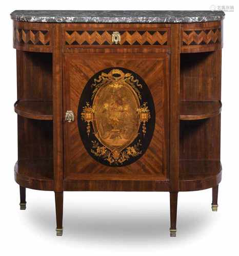 Anrichte, sog. Console Desserte im Louis XVI-StilFrankreich, 19. Jahrhundert98x97x37