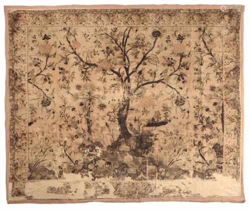 Mesero dell'alberoItalien, wohl Genua, um 1800215 x 265 cmTechnisch aufwendige Buntdruckerei einer