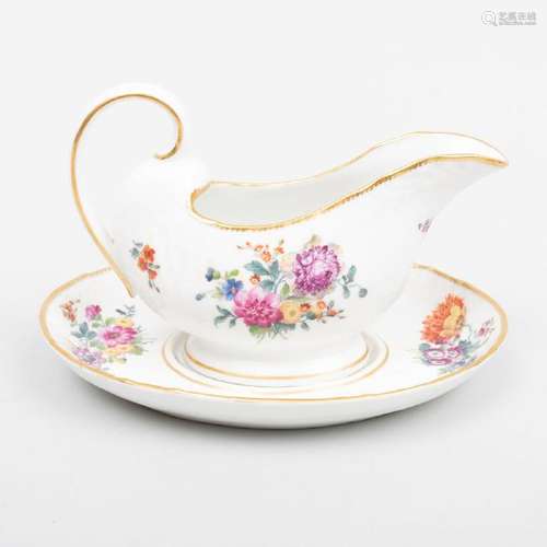 Royal Copenhagen Porcelain Sauce Boat on Fixed Stand