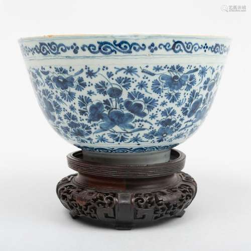 Dutch Delft Blue and White Small Punch Bowl