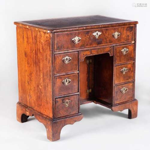 George I Walnut Kneehole Desk