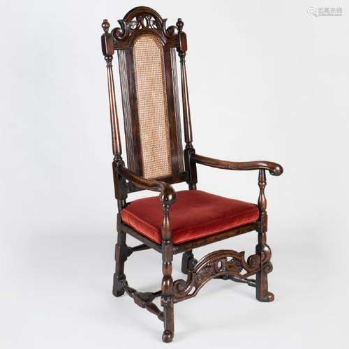 Charles II Walnut Armchair