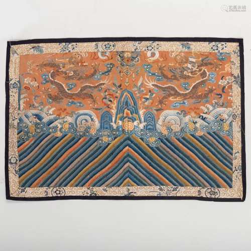 Chinese Silk Embroidered Textile