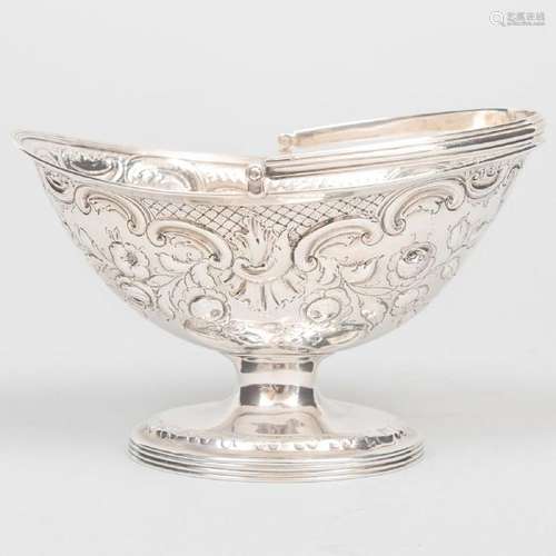 George III Silver Sugar Basket with Swing Bale Handle