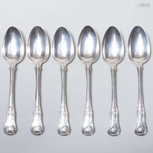 Set of Six George IV Table Spoons