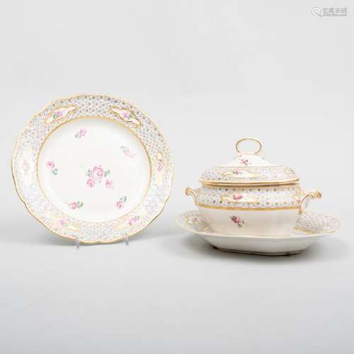 Derby Porcelain Part Dessert Service