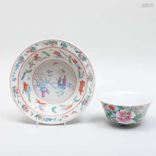 Two Chinese Export Porcelain Bowls