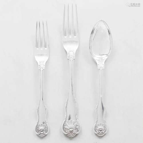 J. Wagner & Son Silver Part Flatware in the 'Shell'