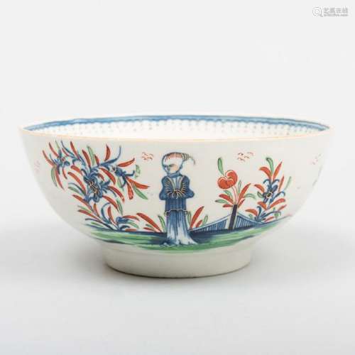 English Porcelain Bowl, Probably Worcester