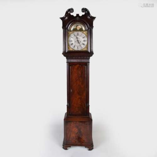 George II Mahogany Tall Case Clock