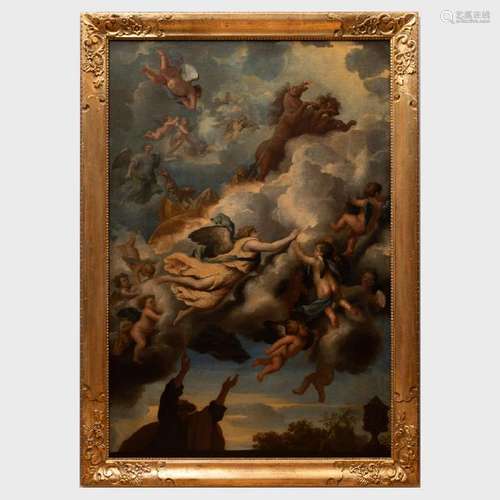 Italian School: Elijah Taken up in a Chariot of Fire