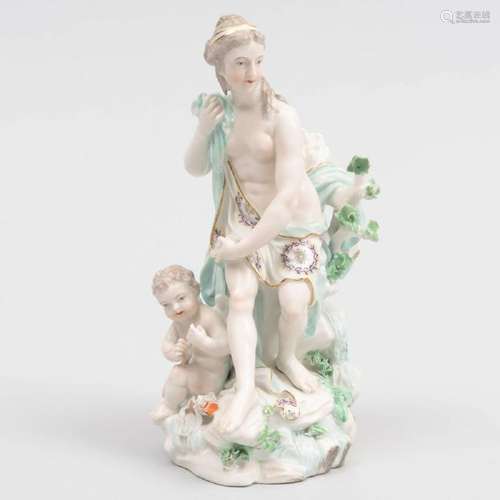 Derby Porcelain Figure of Venus and Cupid