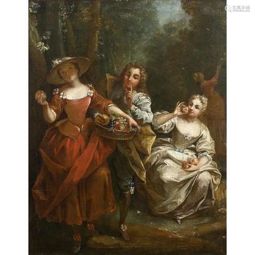 Allegory of taste, canvas