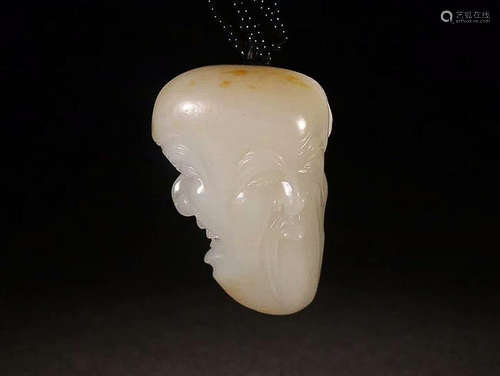 HETIAN JADE ARHAT PENDANT