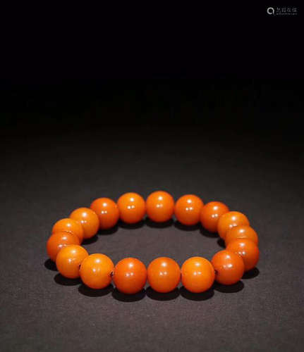 OLD AMBER BEADS