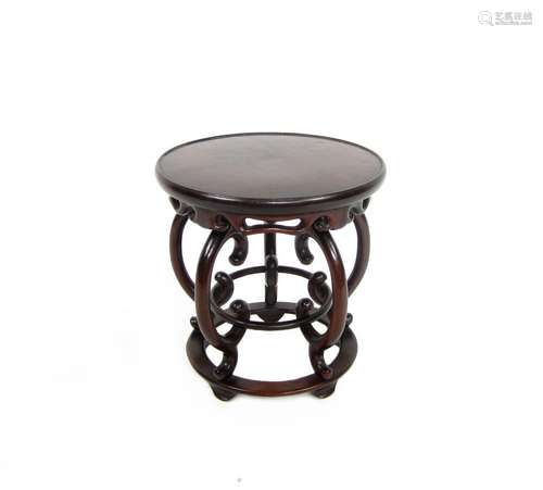 Qing Dynasty A blackwood miniature table