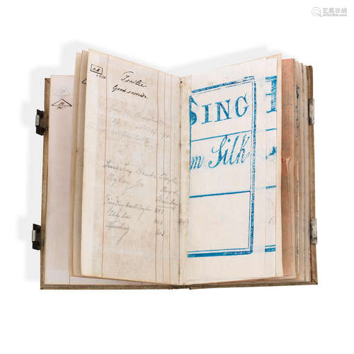 Dated 1845 A sailor's 'Private Trade' record book