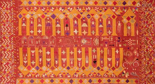 East Punjab, India A Darshan wedding shawl