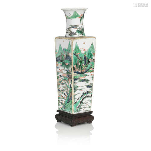 Kangxi A famille verte vase