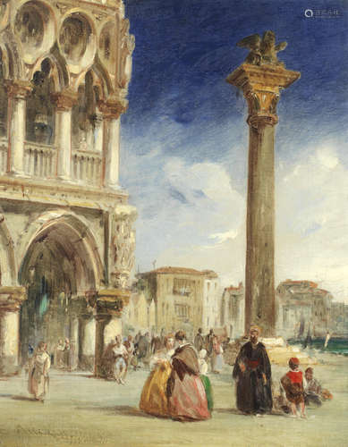 Edward Pritchett(British, 1828-1864) Piazza San Marco, Venice