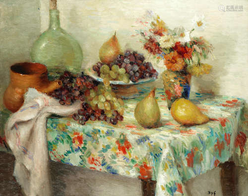 Marcel Dyf(1899-1985) Nature morte aux tres poires