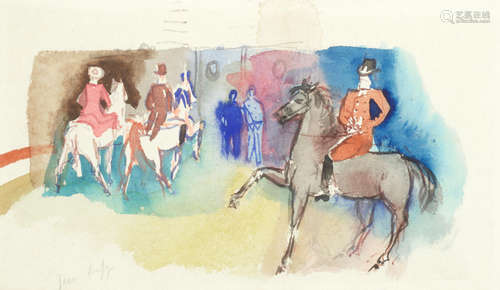 Jean Dufy(1888-1964) Les cavaliers