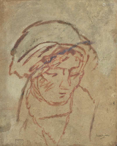 Jules Pascin(French, 1885-1930) Tête de femme