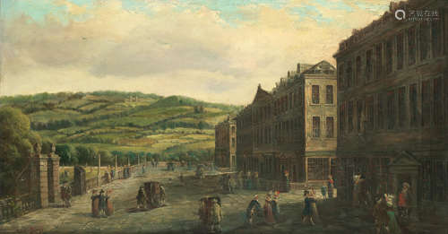 John Charles Maggs(British, 1819-1895) South Parade, Bath