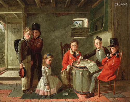 Charles Hunt(British, 1803-1877) The court martial