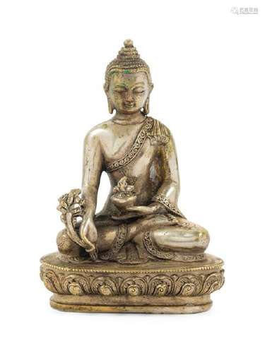 A Sino-Tibetan Bronze Figure of Seated Buddha 20TH