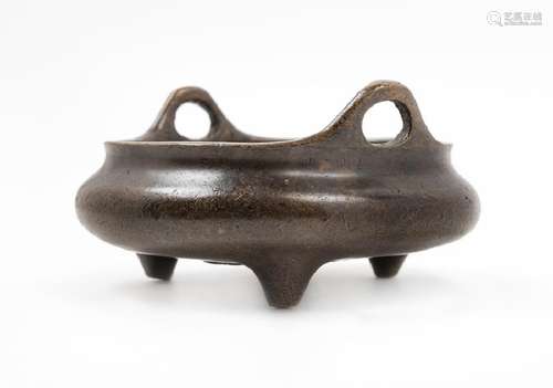 A Chinese Bronze Incense Burner 20TH CENTURY the