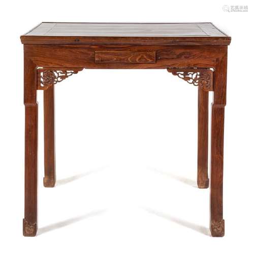 A Chinese Zhazhenmu Square Table 20TH CENTURY the