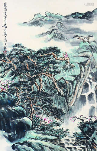 黄幻吾 山水 立轴 纸本