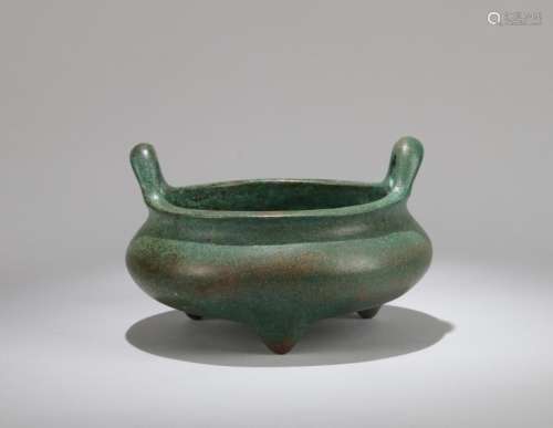 A CHINESE BRONZE CENSER, CHONGZHENG MARK