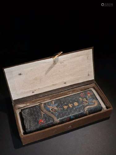 A CHINESE INK CAKE, QING DYNASTY