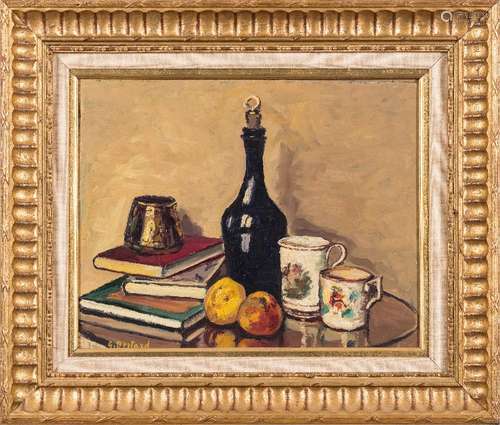 * Guillermo Bestard-Canaves [1881-1969]- Still life,:- signed bottom left, oil on board, 27 x 34cm.