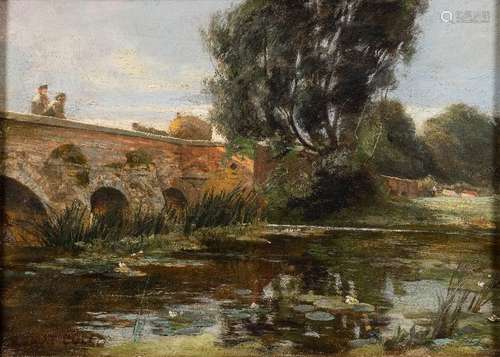 Reginal 'Rex' Vicat Cole [1870-1940]- Iford Bridge, Hampshire:- signed bottom left,