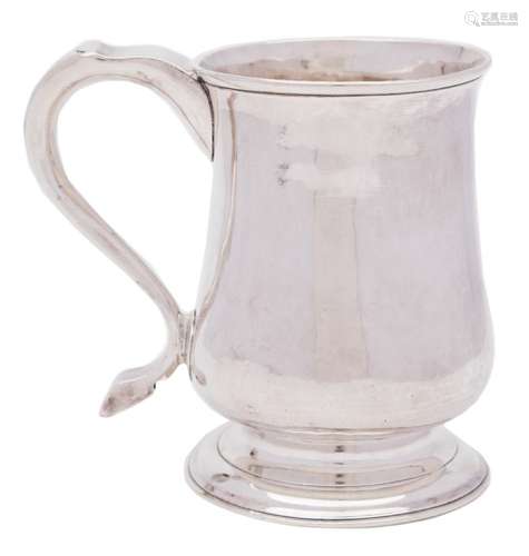 A George III provincial silver mug, maker John Langlands I & John Robertson I, Newcastle,