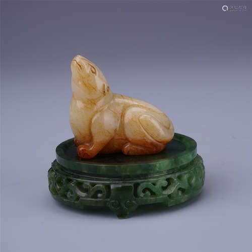 CHINESE ANCIENT JADE BEAST