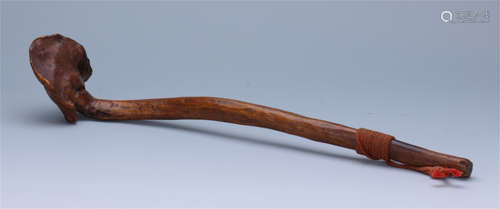 CHINESE BOXWOOD RUYI SCEPTER