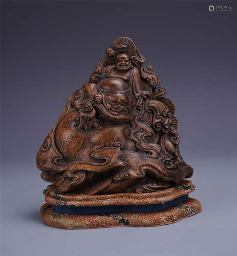 CHINESE AGALWOOD BUDDHA SCHOLAR'S ROCK