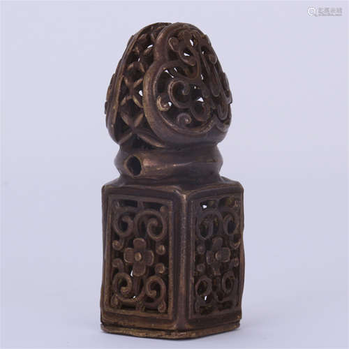 TIBETAN BRONZE OFFICIAL SEAL