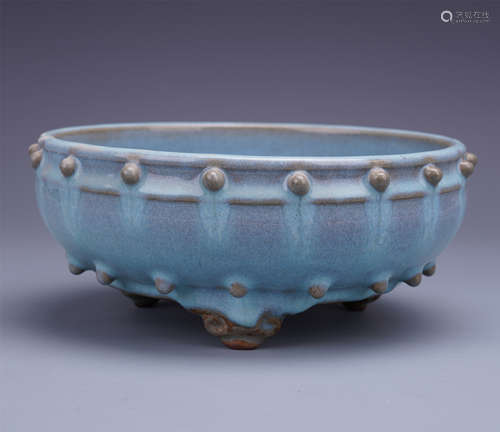 CHINESE PORCELAIN JUN WARE BRUSH WASHER