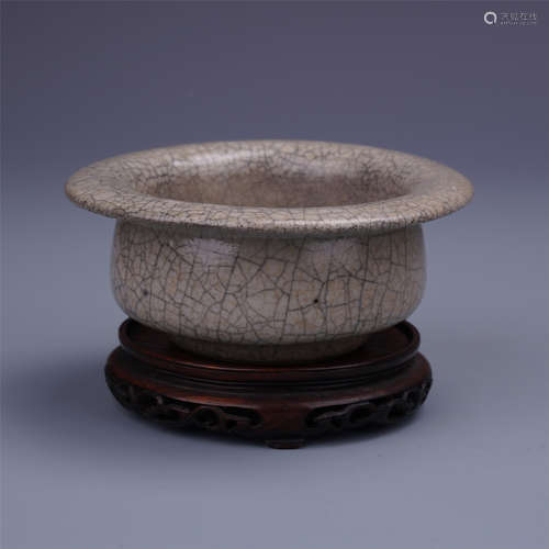 CHINESE PORCELAIN GE GLAZE BRUSH WASHER