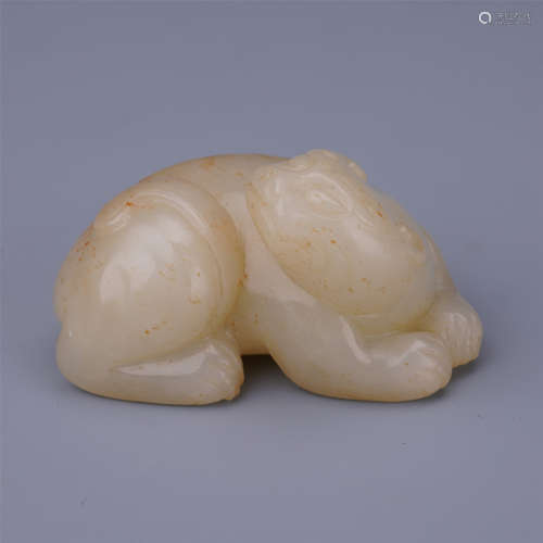 CHINESE ANCIENT JADE BEAST